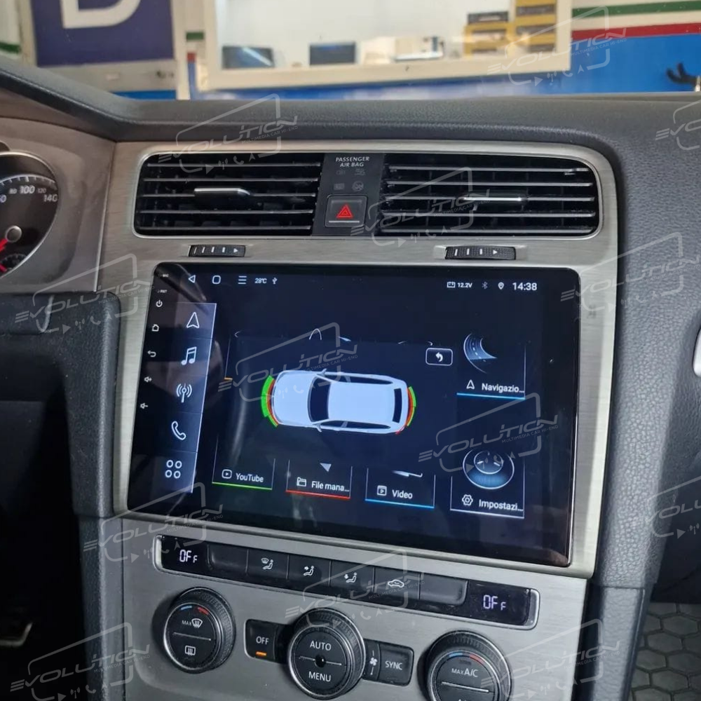 Cartablet Volkswagen Golf (2012 - 2019) - 10" Evolution