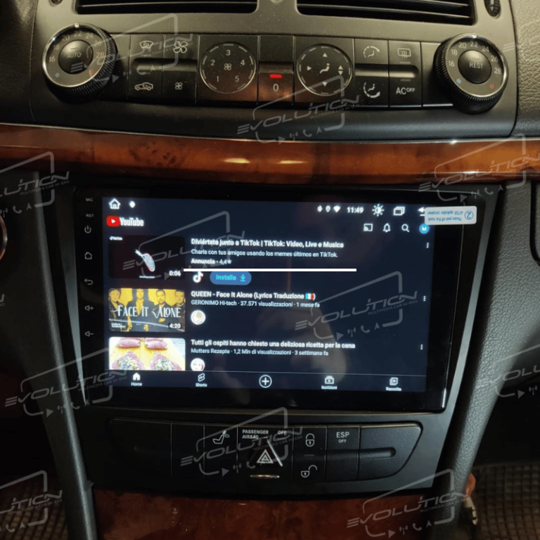 Cartablet Mercedes Classe E W211 (2002 - 2009) - 9" Evolution