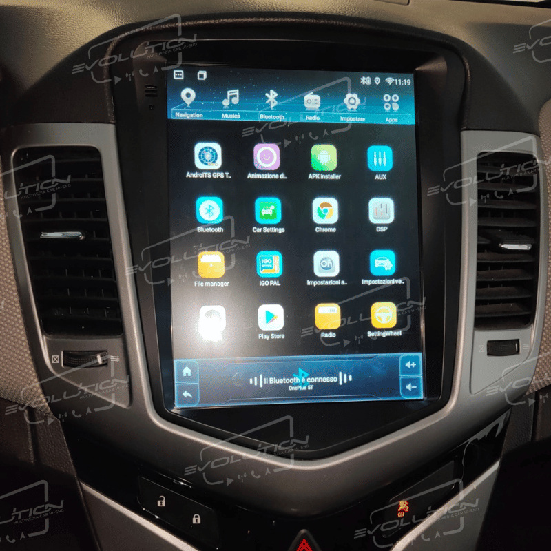 Cartablet Chevrolet Cruze (2009 - 2019) - Tesla 9.7" Evolution