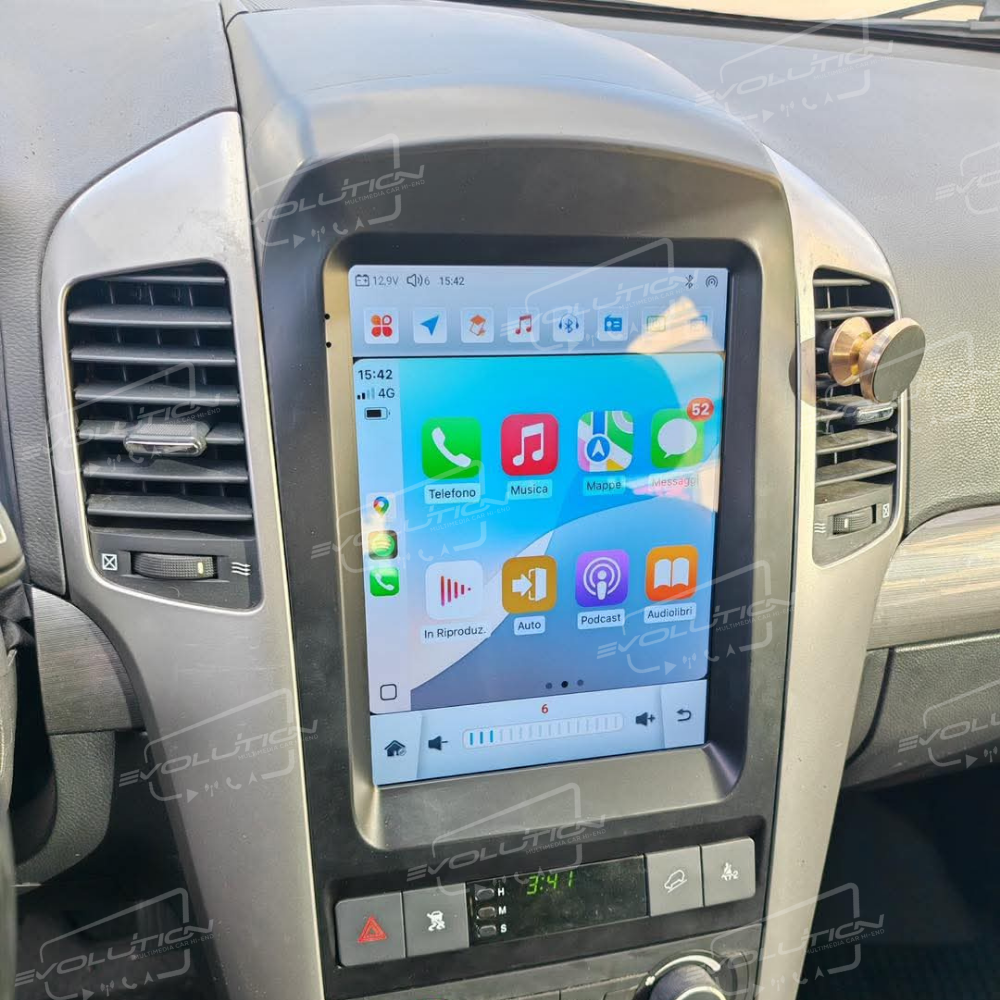 Cartablet Chevrolet Captiva (2006 - 2012) - 10" Evolution Tesla Style