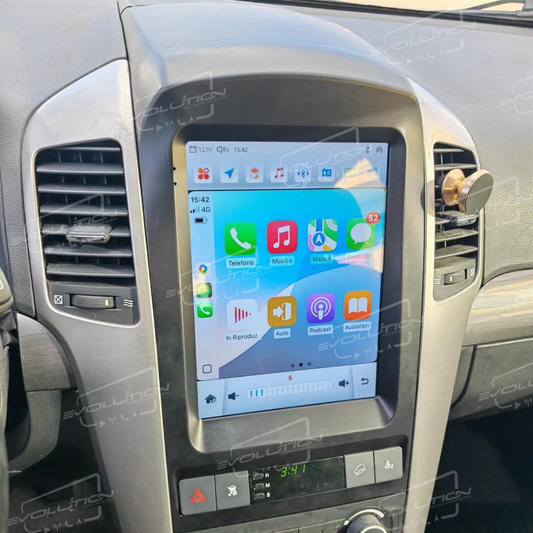 Cartablet Chevrolet Captiva (2006 - 2012) - 10" Evolution Tesla Style