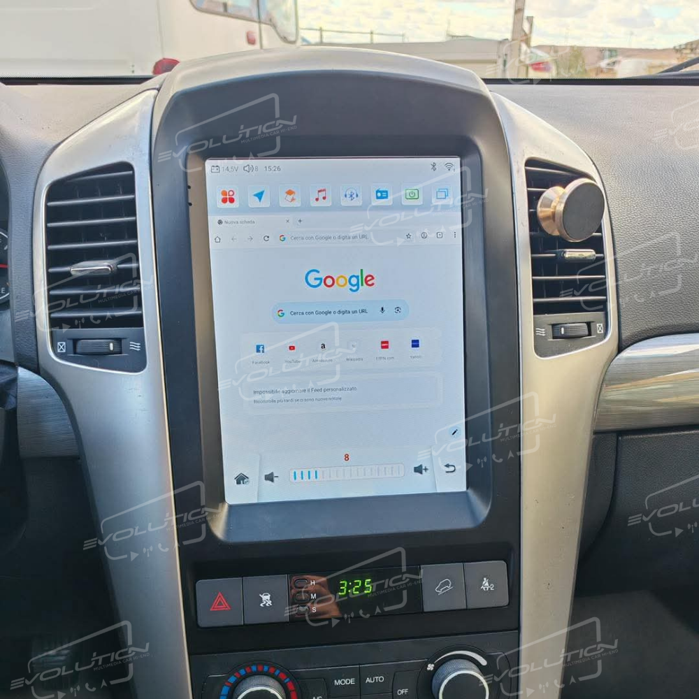 Cartablet Chevrolet Captiva (2006 - 2012) - 10" Evolution Tesla Style