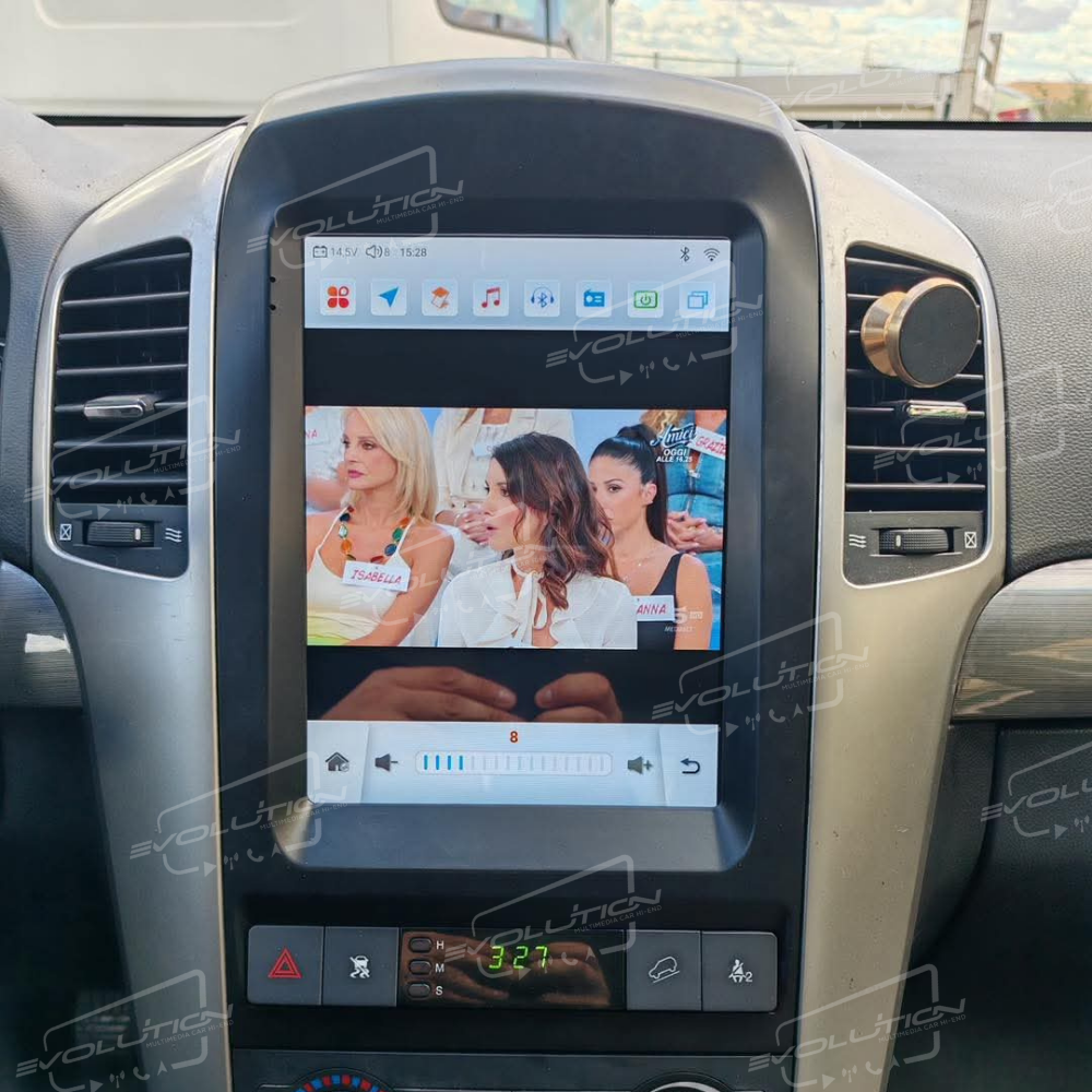 Cartablet Chevrolet Captiva (2006 - 2012) - 10" Evolution Tesla Style