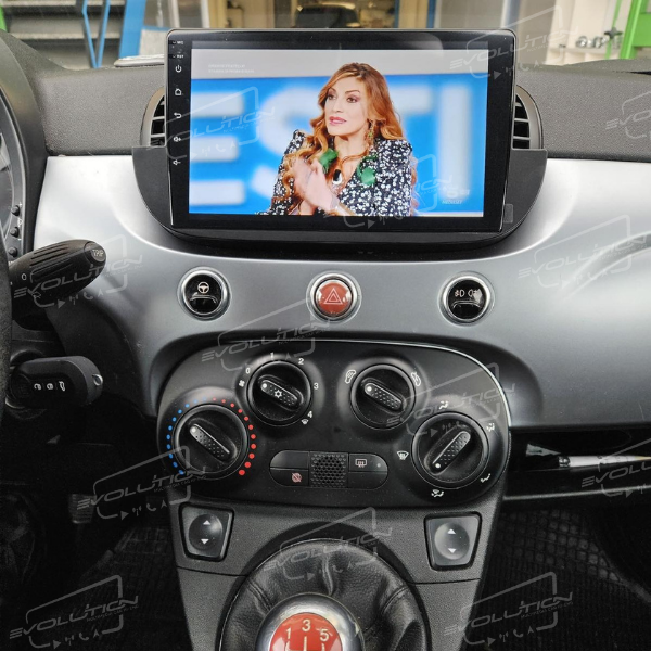 Cartablet Fiat 500 (2007 - 2015) - 9" Evolution