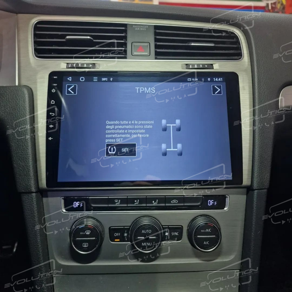 Cartablet Volkswagen Golf (2012 - 2019) - 10" Evolution