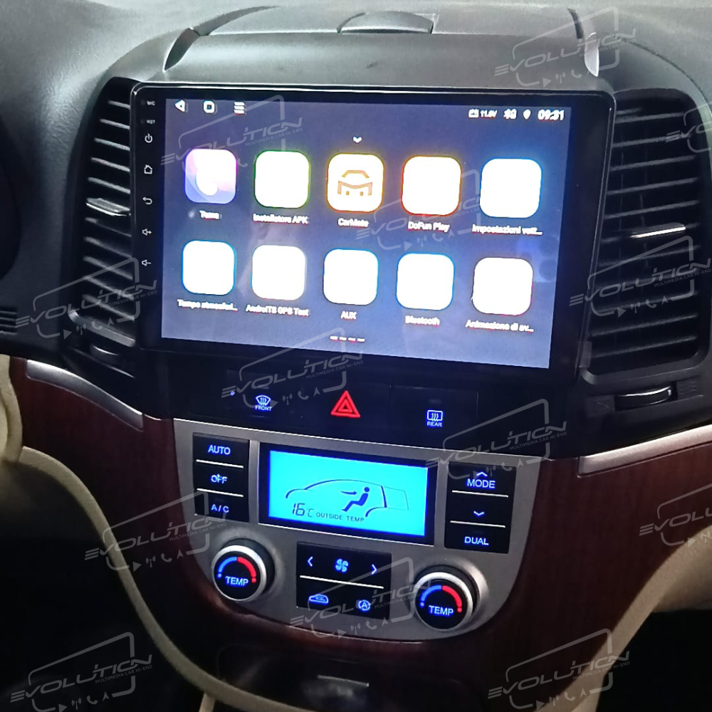Cartablet Hyundai Santa Fe (2006 - 2012) - 9" Evolution