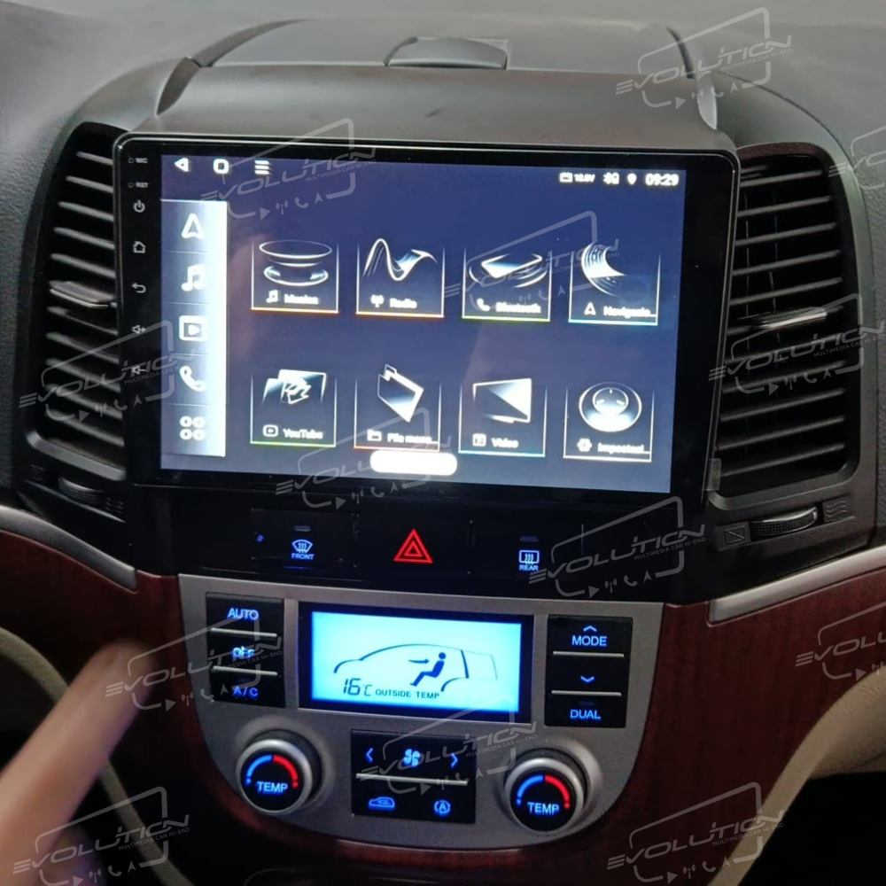 Cartablet Hyundai Santa Fe (2006 - 2012) - 9" Evolution
