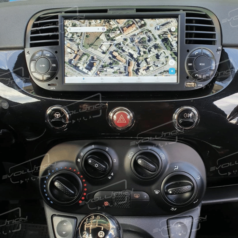 Cartablet Fiat 500 (2007 - 2015) - 7" Evolution