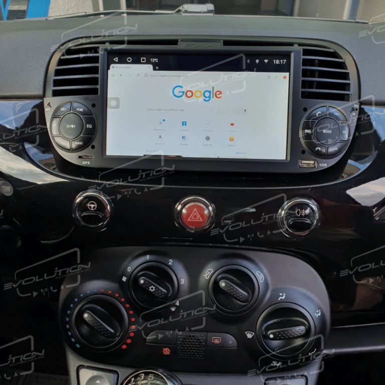Cartablet Fiat 500 (2007 - 2015) - 7" Evolution