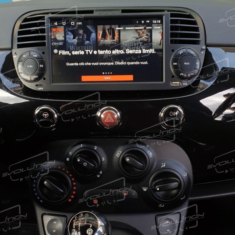 Cartablet Fiat 500 (2007 - 2015) - 7" Evolution