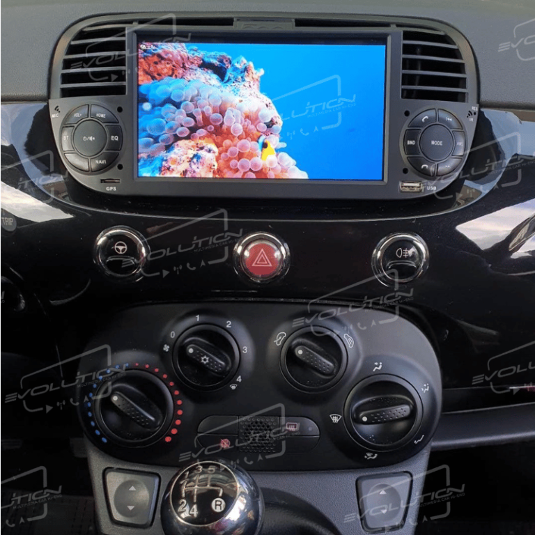 Cartablet Fiat 500 (2007 - 2015) - 7" Evolution