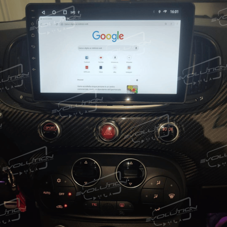 Cartablet Fiat 500 (2016 - ) - 9" Evolution