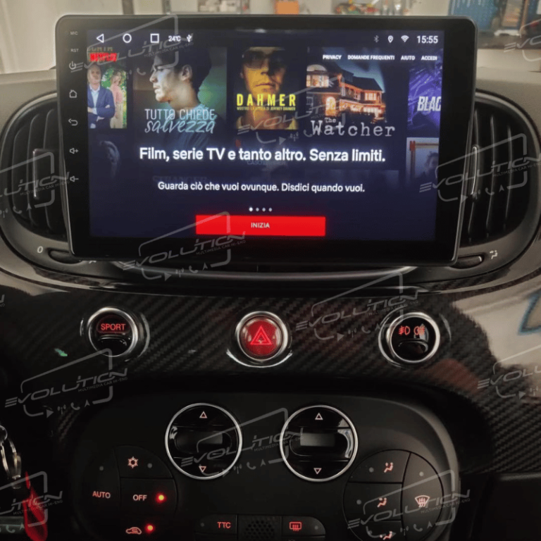 Cartablet Fiat 500 (2016 - ) - 9" Evolution