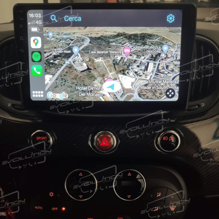 Cartablet Fiat 500 (2016 - ) - 9" Evolution