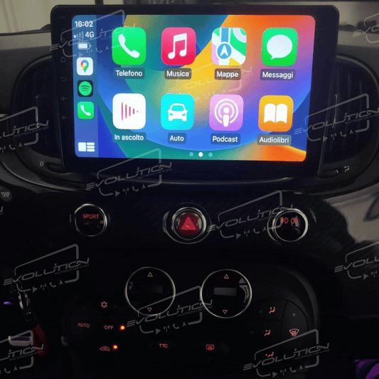 Cartablet Fiat 500 (2016 - ) - 9" Evolution