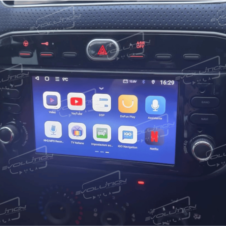 Cartablet Fiat Punto EVO  (2009 - 2012) - 6.2" Evolution