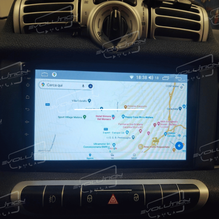 Cartablet Smart ForTwo 451 (2010 - 2014) - 9" Evolution