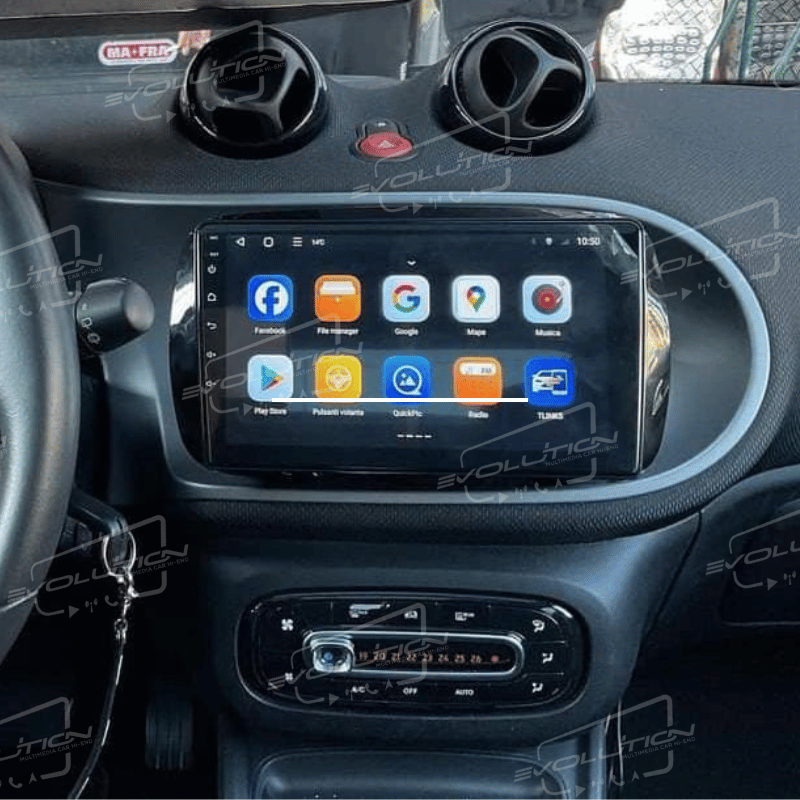 Cartablet Smart ForTwo 453 (2014 - 2023) - 9" Evolution