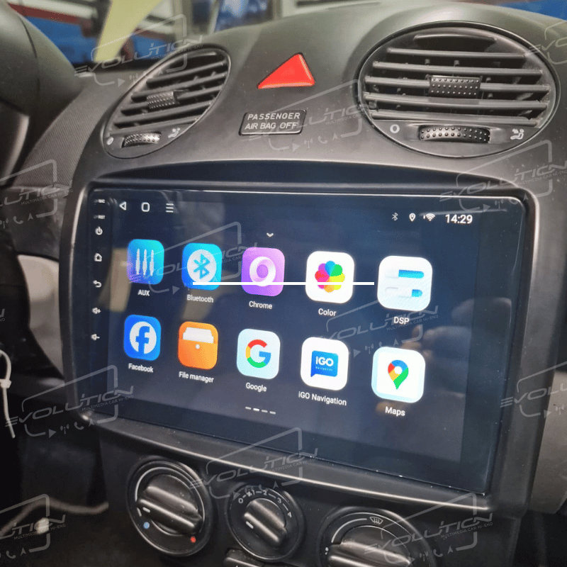 Cartablet Volkswagen Beetle Maggiolino Typ-9 (1997 - 2012) - 10" Evolution