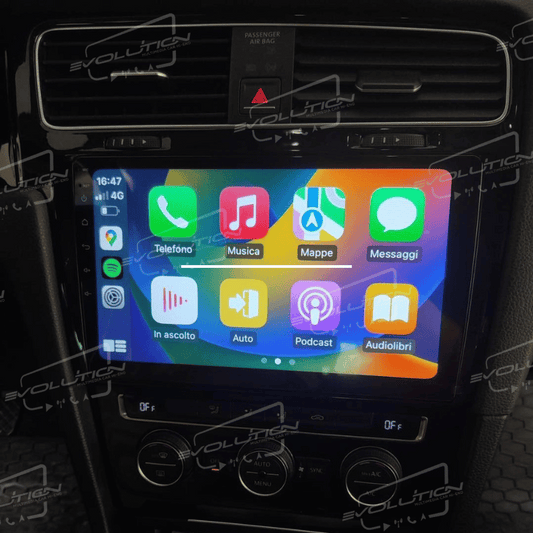 Cartablet Volkswagen Golf (2012 - 2019) - 10" Evolution