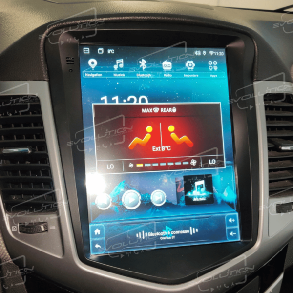 Cartablet Evolution 9.7” Tesla per Chevrolet Cruze 2009-2019 - Image 2