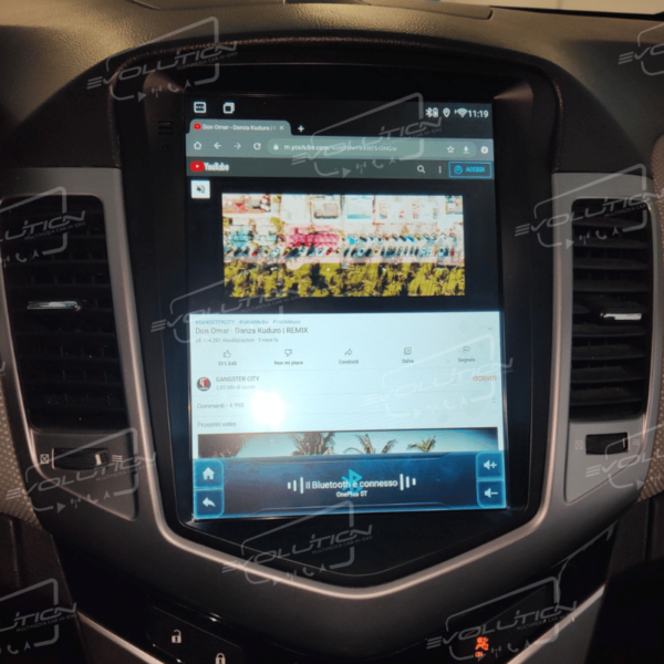 Cartablet Evolution 9.7” Tesla per Chevrolet Cruze 2009-2019 - Image 4